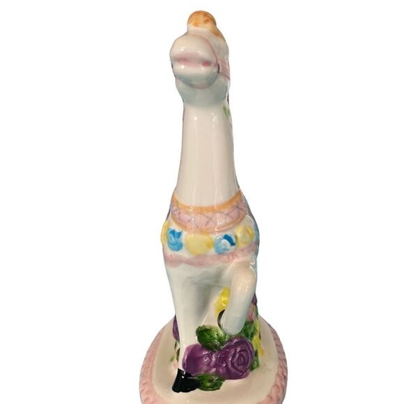 Vintage Pair of Handcrafted Merry Go Round Carousel Horses - Porcelain Ceramic - Picture 10 of 10